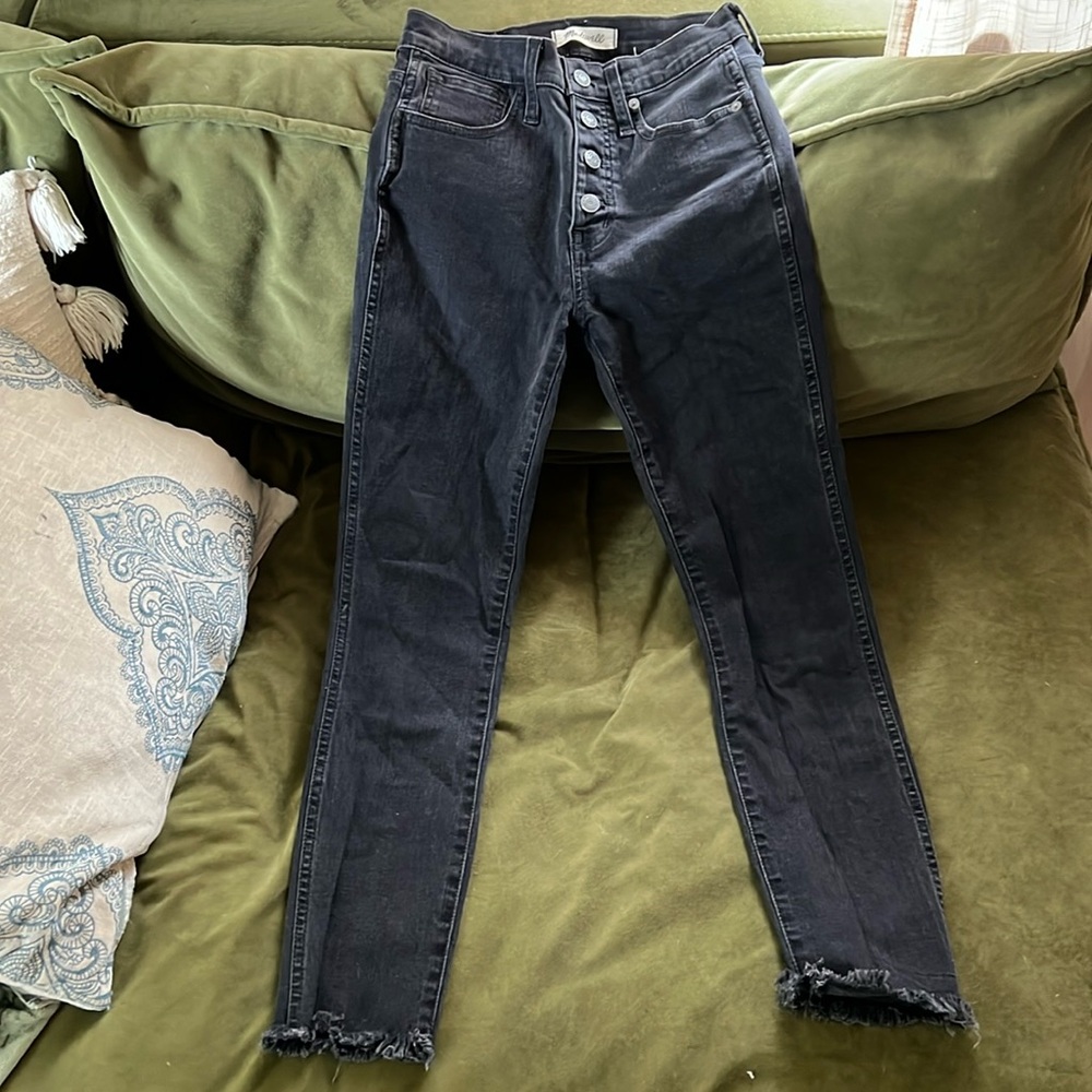 Madewell black skinny jeans - 25P